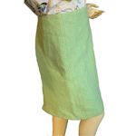 RICKIE FREEMAN FOR TERI JON LIME GREEN WOOL BLEND PENCIL SKIRT (12) Photo 3