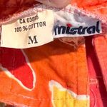 Vintage Mistral Floral Straight Leg Cropped Pants Yellow Size M Photo 2