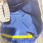 KAVU  Black White Printed Snap Closure Tote Bag Large Compartment Travel Photo 2