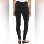 Andrew Marc NWT  Womens Lightweight Velvet Leggings (Large, Black) Photo 3