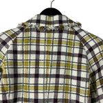 Pendleton  Plaid‎ Peacoat Women's Wool Blend Jacket Lined Yellow Burgundy Check Photo 6