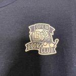 Abound  Navy Blue Open Book Club Graphic Tee T‎ Shirt Women's Small Photo 5
