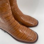 Schutz Boots Terrance Up Size 6.5 NEW Leather Crocodile Tall Embossed NWOT Photo 3