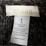 Chico's  Chocolate Brown Ombré Rendevous Cardigan Long Lone Zip Up Sweater Photo 4