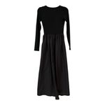 COMMENSE Leisure Pockets Long Sleeve Long Dress COLOR Photo 4
