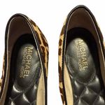 Michael Kors Leopard Pointed Loafer Ballet Flats Size 7.5 Cheetah ponyhair Photo 3