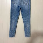 Denim Forum The Lola High Rise Skinny Crop Jeans Size 27 Light Wash Blue Photo 6