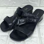 Andrew Geller  navy blue‎ sandals Photo 0