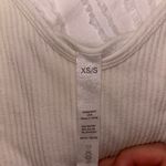 Aura Off White Ribbed Tank Top Bodysuit  Photo 1