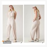 Athleta  Brooklyn Utility Jumpsuit Light Tan Photo 1
