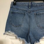 BP Be Responsible cut off denim jean short shorts women 27 distressed waist 28” Photo 4