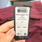 VERO MODA Burgundy Wrap Mini Skirt Photo 4