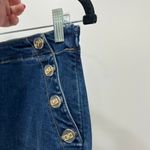 J. McLaughlin ‎ Dominca Shorts 4 NEW FLAWED Denim Chambray Cotton Button Blue Photo 2