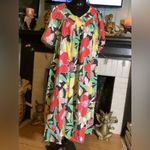 Vintage Funky Floral Nightgown Small/Medium** flaw Yellow Photo 2