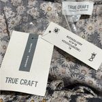 True Craft  size XL juniors tiered peasant dress flutter sleeves floral pattern Photo 6