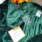 Unique Vintage SMAK PARLOUR Green Sparkly Velvet Mock Neck Dress NWT | 2XL | Photo 8