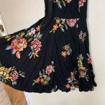 Old Navy Black Floral Mini Dress Photo 1