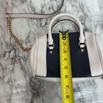 Coach  baby Bennett cream black satchel handbag shoulder strap leather purse Photo 6