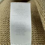 Talbots Gold Shimmery Cowl Neck Long Sleeve Chunky Knit Pullover Sweater Size S Photo 4