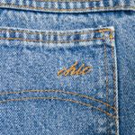 Vintage 80s Chic High Waisted Jeans Blue Size 24 Photo 4