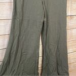 Who I Am cowl neck relaxed jumpsuit crisscross back olive green Size 10 Photo 6