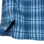 Brandy Melville Cara Mini Skirt Womens OS Blue Plaid Front Slit Y2K Preppy 90s Photo 3