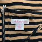 Xhilaration Tan/Black Stripe Bodycon Medium Dress Photo 9