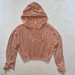 Women’s FP Movement Beige Ojai Tan Pullover Hoodie Sweatshirt size Small Photo 1