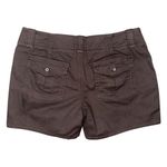 The Limited  Drew Fit Chino Shorts Women’s 4 Dark Brown Patch Pockets Stretch Photo 1