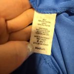 Peach Love California  Blue One Shoulder Wrap Dress Photo 2