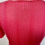 Better Be  Coral Cropped Puff Sleeve Wrap Shirt Photo 5