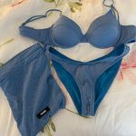 Triangl Blue  Bikini W Bag Photo 0