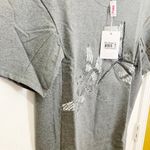 BluGirl Folies women's size 40 IT embellished dragonflies sweater tunic dress XS Gray Photo 8