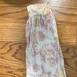 Free People  Floral Cropped Ruched Women's Top Photo 5