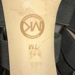 Michael Kors MICHAEL Women’s Hunter Green Leather Fabric Strappy Open Toe Heels Photo 7