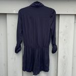 Forever 21  Black Silky Polyester Viscose Shorty Romper Photo 1