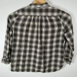 Denim & Supply Ralph Lauren Flannel Shirt Womens Large Brown Plaid RL Utility Photo 3