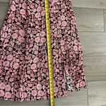 Reiss Kolbie Printed Pleated Red White Floral Midi Slip Skirt 4 Photo 7