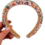 Barbie Pink Multicolor Beaded Circle Headband Photo 0