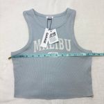 Garage Light Blue Malibu Crop Top Cami Kenny Tank Kentucky Blue Size PS Photo 3
