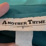 Another Thyme‎ Vintage Green Striped Cape 100% Polyester Size 18W Photo 10