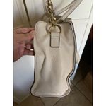 MICHAEL‎ Kors MK Cream Hamilton Leather Womens Purse Bag Tote Shoulder Bag Photo 5