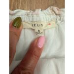 Le lis  Pink‎ Striped Tiered Mini Dress Rayon Lined Bow Tie Straps Size S Photo 2