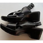 Dansko Vintage  Womens Black Lizard Leather Women’s Sz 5.5 Sling Back Sandals Photo 9