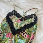 INC Lace Bustier Slip Jungle Leopard Print Size S Lingerie Boudoir Nightie Sexy Photo 5