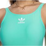 Adidas Originals NWT Prism Mint Trefoil Classic Logo One-Piece Sport Swimsuit Photo 2