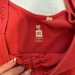 Me to We  Cropped Coral Long Sleeve Size M Photo 1