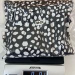 ZARA NWOT Trafaluc by  women’s black white dotted tie waist sleeveless mini dress Photo 7