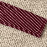 American Eagle Soft & Sexy Striped V-Neck Long Sleeve Shirt Small Maroon FLAWS Photo 3