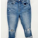 Madewell  The High-Rise Slim Distressed Blue Denim Boy‎ Jeans Women's Size 24 Photo 8